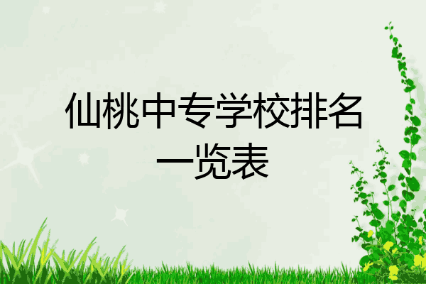 仙桃中专学校排名一览表
