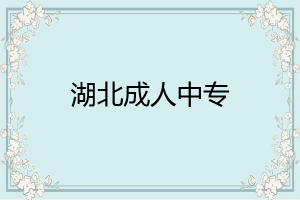 湖北成人中专