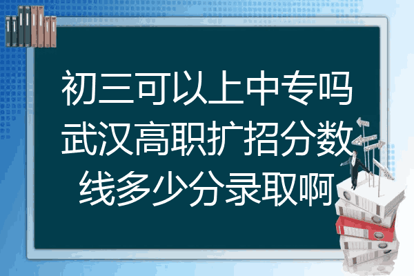 初三可以上中专吗武汉高职扩招分数线多少分录取啊