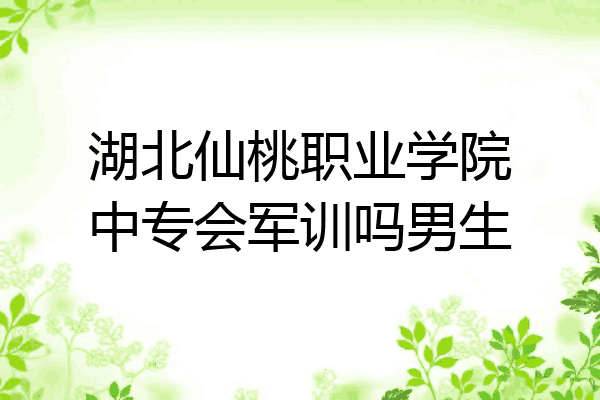 湖北仙桃职业学院中专会军训吗男生