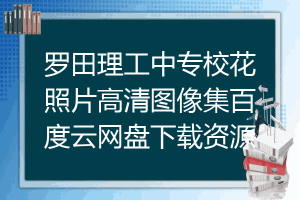 罗田理工中专校花照片高清图像集百度云网盘下载资源