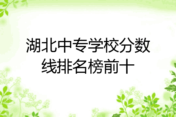 湖北中专学校分数线排名榜前十