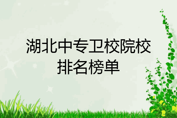 湖北中专卫校院校排名榜单