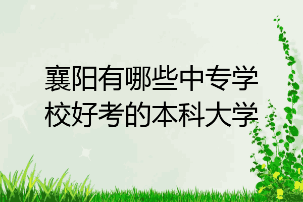 襄阳有哪些中专学校好考的本科大学