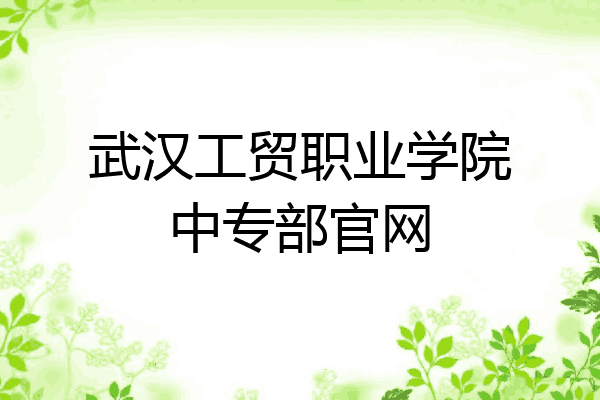 武汉工贸职业学院中专部官网