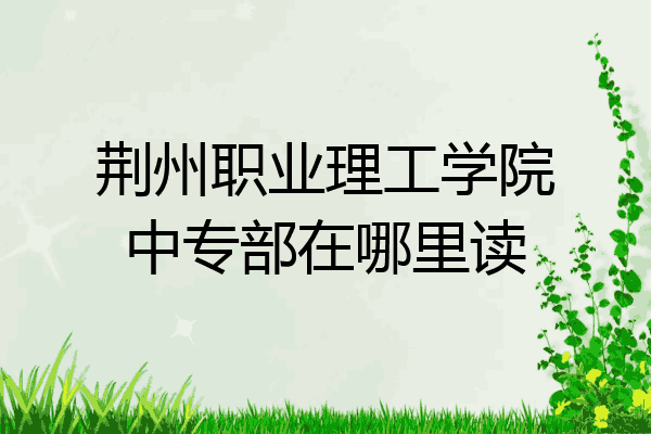 荆州职业理工学院中专部在哪里读