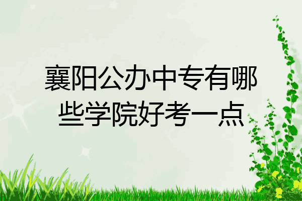 襄阳公办中专有哪些学院好考一点