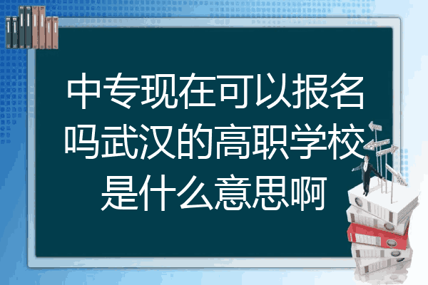 中专现在可以报名吗武汉的高职学校是什么意思啊