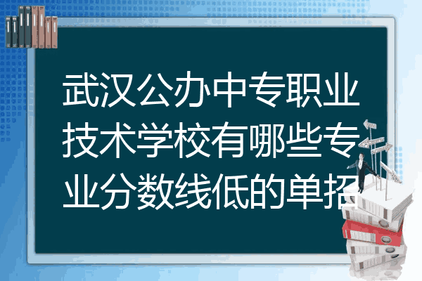 武汉公办中专职业技术学校有哪些专业分数线低的单招