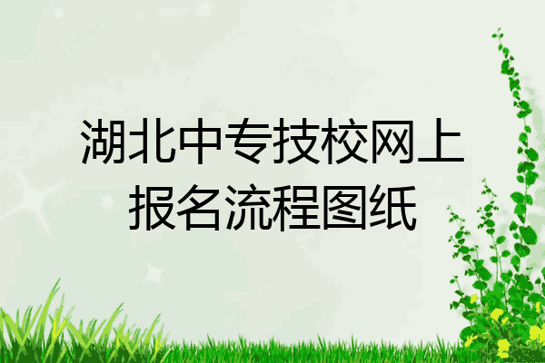 湖北中专技校网上报名流程图纸