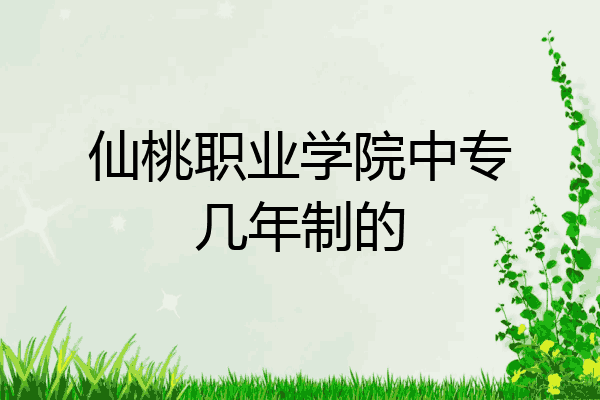 仙桃职业学院中专几年制的