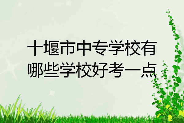 十堰市中专学校有哪些学校好考一点