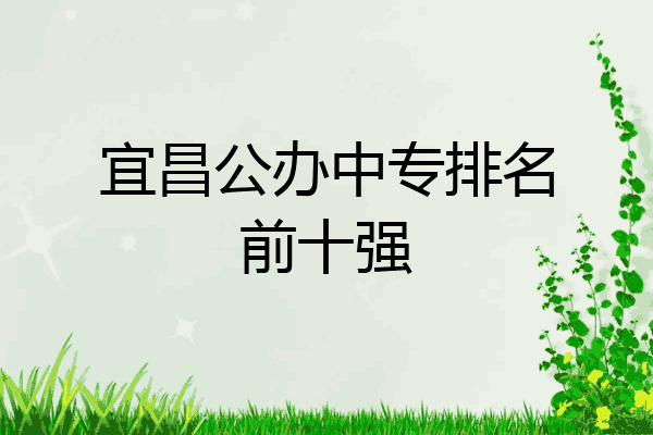 宜昌公办中专排名前十强
