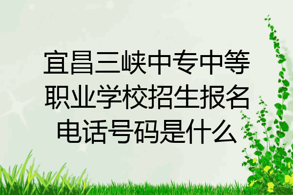 宜昌三峡中专中等职业学校招生报名电话号码是什么