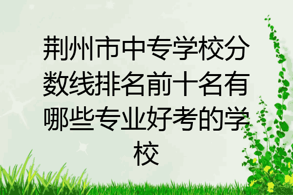 荆州市中专学校分数线排名前十名有哪些专业好考的学校