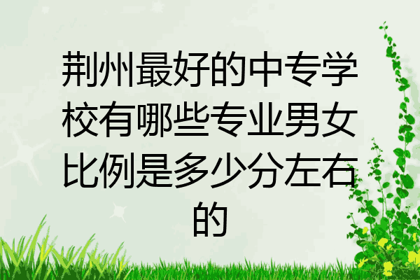 荆州最好的中专学校有哪些专业男女比例是多少分左右的