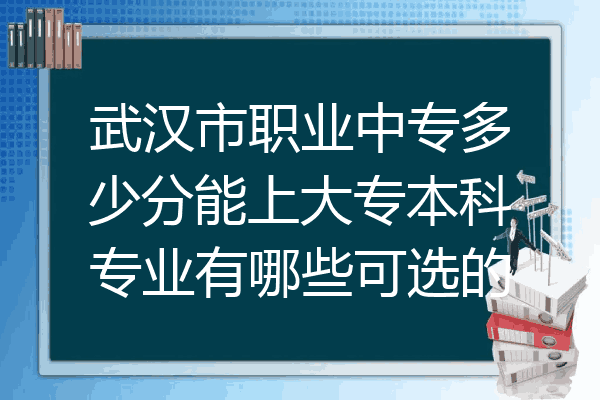 武汉市职业中专多少分能上大专本科专业有哪些可选的