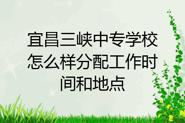 宜昌三峡中专学校怎么样分配工作时间和地点