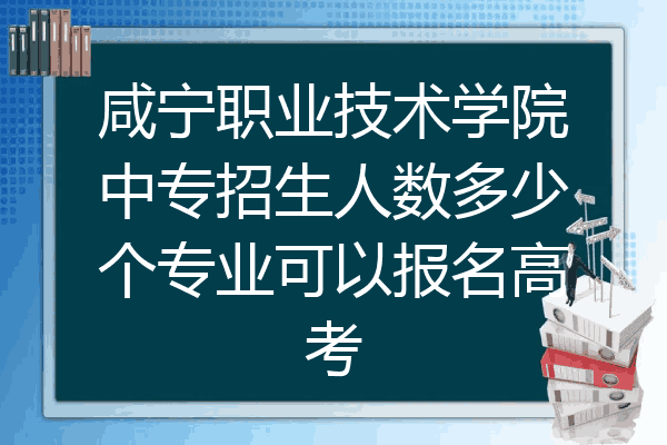 咸宁职业技术学院中专招生人数多少个专业可以报名高考