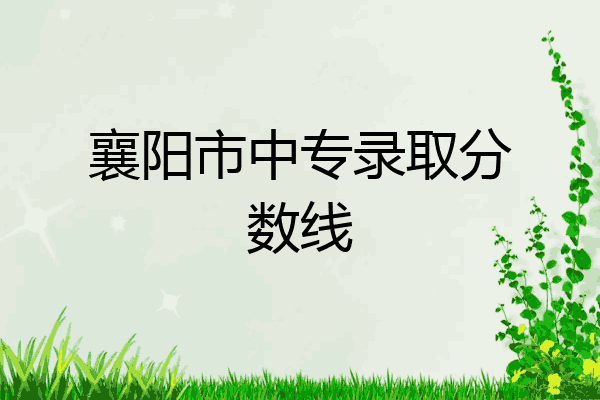 襄阳市中专录取分数线