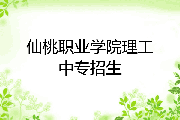 仙桃职业学院理工中专招生