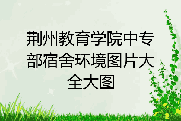 荆州教育学院中专部宿舍环境图片大全大图
