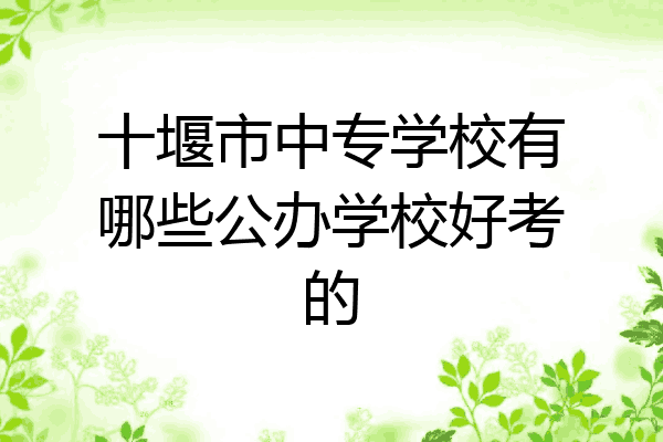 十堰市中专学校有哪些公办学校好考的