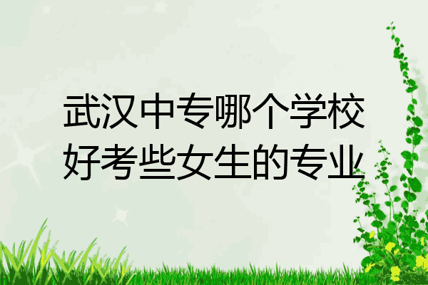武汉中专哪个学校好考些女生的专业