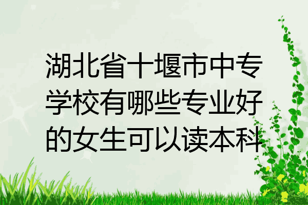 湖北省十堰市中专学校有哪些专业好的女生可以读本科