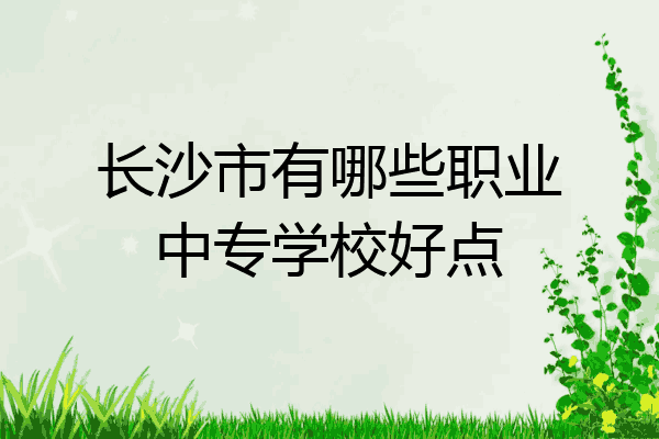 长沙市有哪些职业中专学校好点