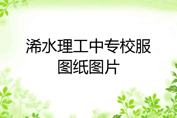 浠水理工中专校服图纸图片
