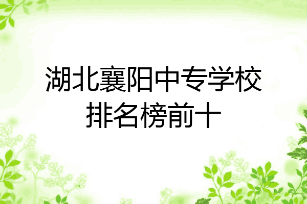 湖北襄阳中专学校排名榜前十