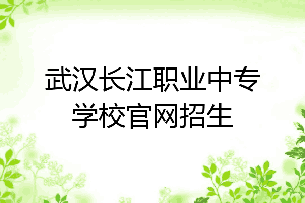 武汉长江职业中专学校官网招生