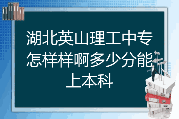 湖北英山理工中专怎样样啊多少分能上本科