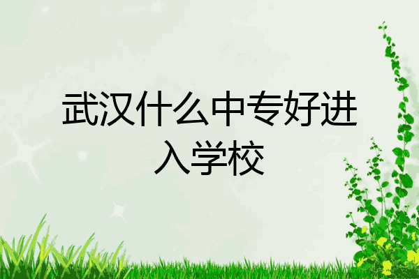 武汉什么中专好进入学校