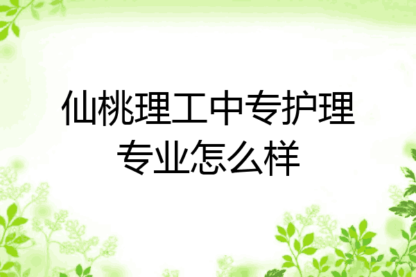 仙桃理工中专护理专业怎么样