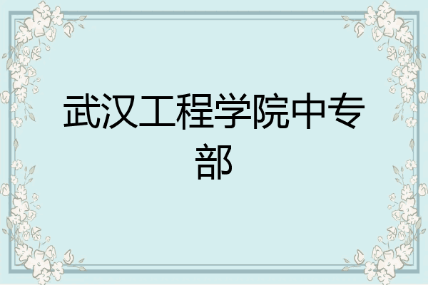 武汉工程学院中专部