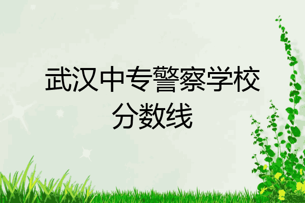 武汉中专警察学校分数线