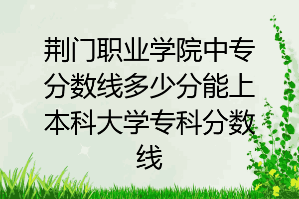 荆门职业学院中专分数线多少分能上本科大学专科分数线