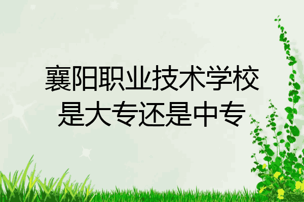 襄阳职业技术学校是大专还是中专
