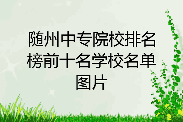 随州中专院校排名榜前十名学校名单图片
