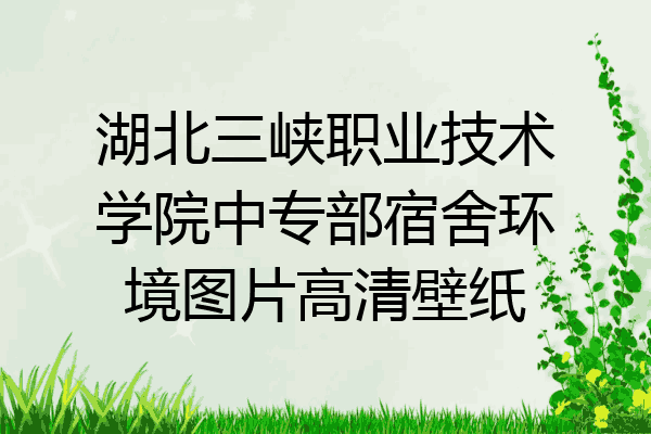 湖北三峡职业技术学院中专部宿舍环境图片高清壁纸