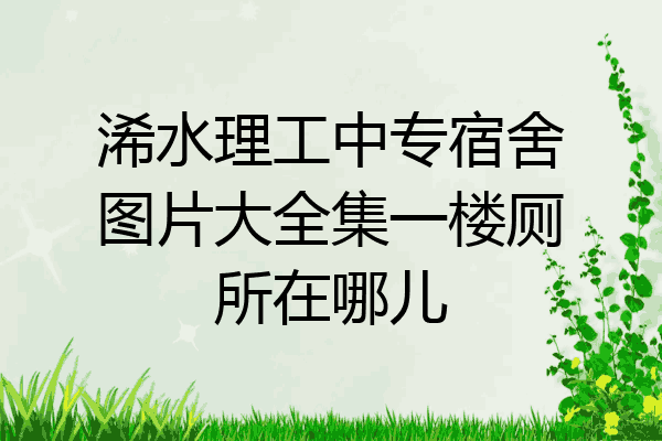 浠水理工中专宿舍图片大全集一楼厕所在哪儿