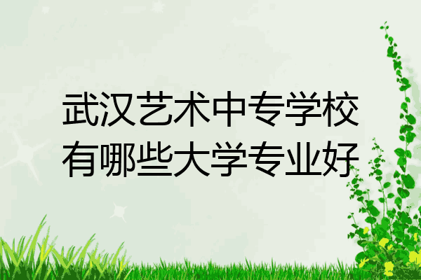 武汉艺术中专学校有哪些大学专业好