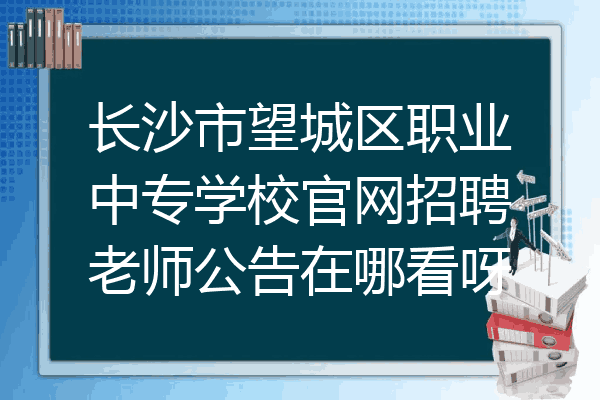 长沙市望城区职业中专学校官网招聘老师公告在哪看呀