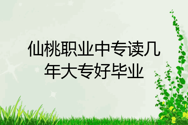 仙桃职业中专读几年大专好毕业