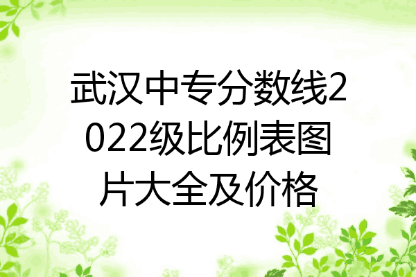 武汉中专分数线2022级比例表图片大全及价格
