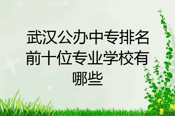 武汉公办中专排名前十位专业学校有哪些