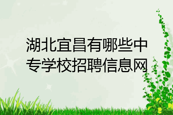 湖北宜昌有哪些中专学校招聘信息网