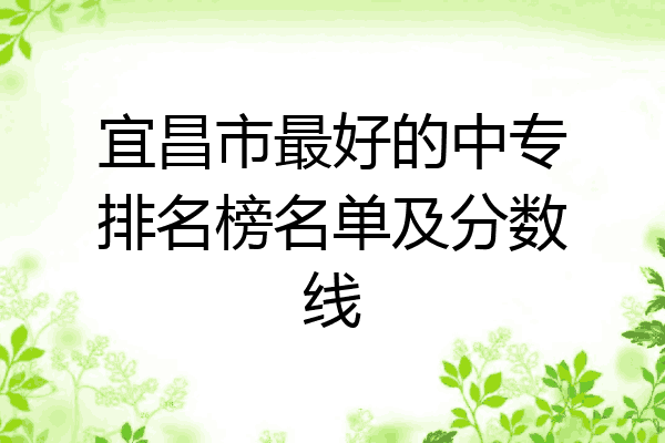 宜昌市最好的中专排名榜名单及分数线